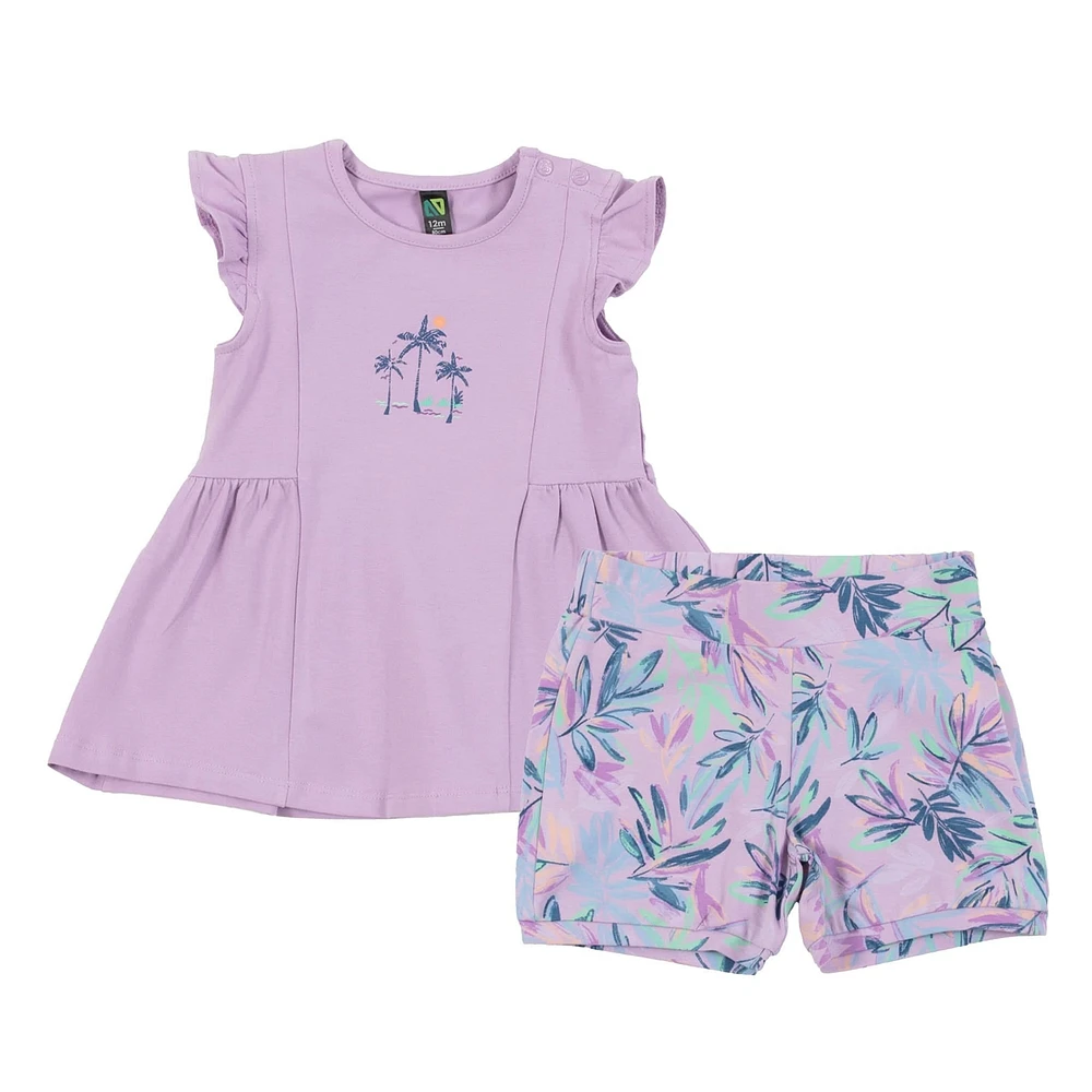 Ensemble Short Imprimé Moments 6-24mois