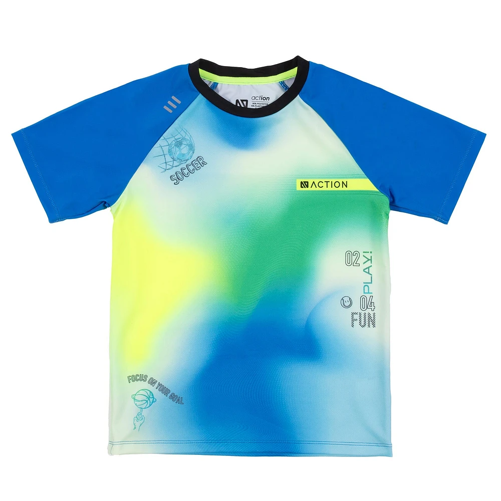 T-Shirt Raglan Sports 4-12ans