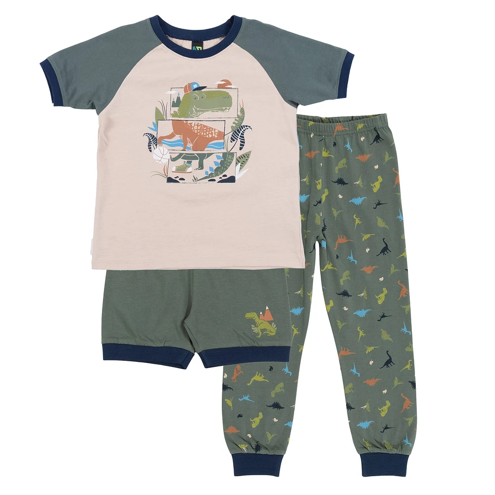 Pyjama 3 Pièces Dinos 2-12ans