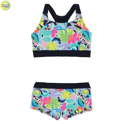 Maillot UV 2 Pièces Tropical 4-14ans