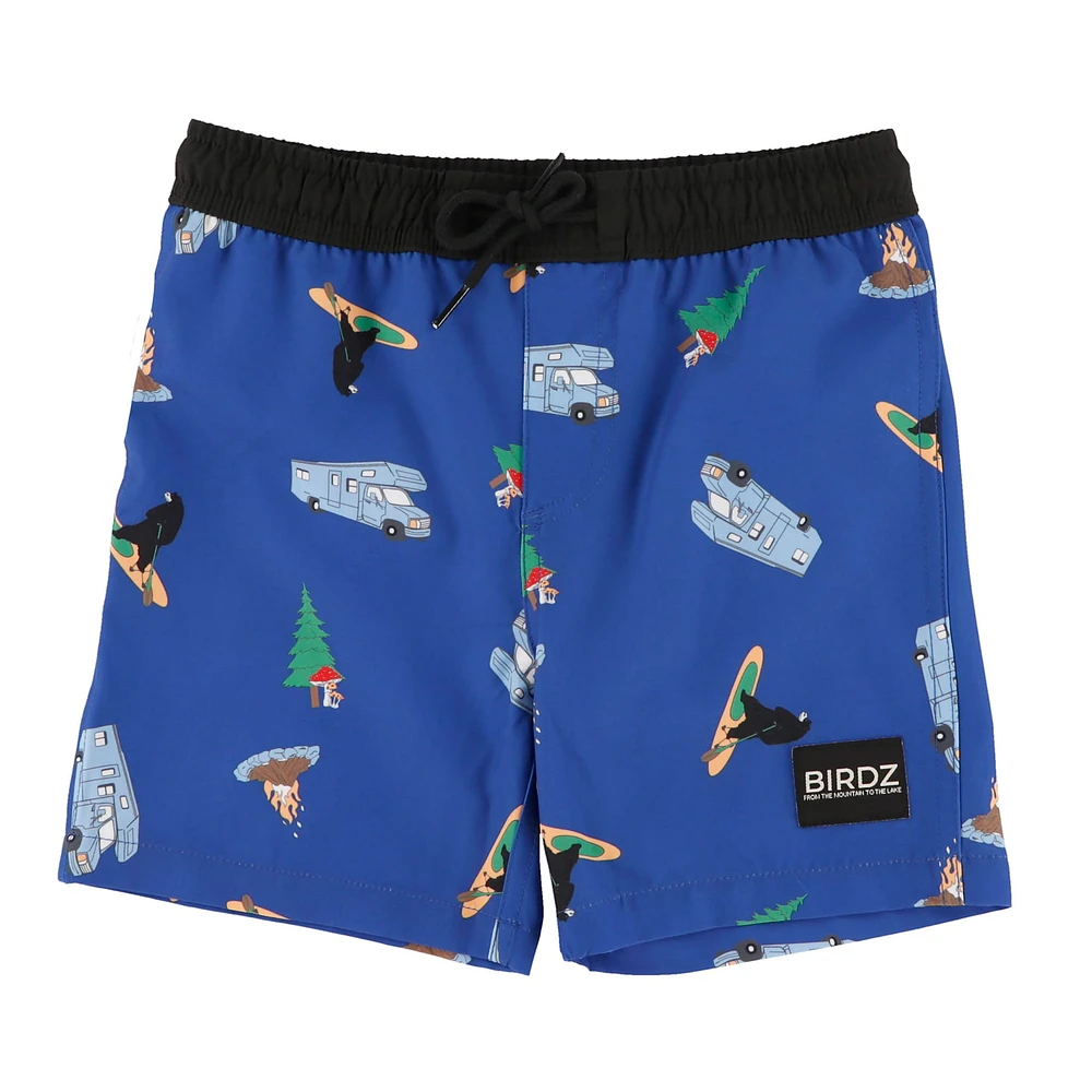 Camping AOP Swim Shorts 2-10y