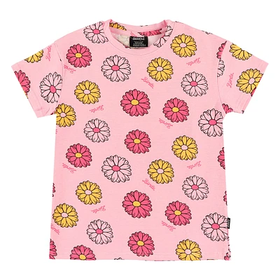 T-shirt Imprimé Fleurs 2-10ans
