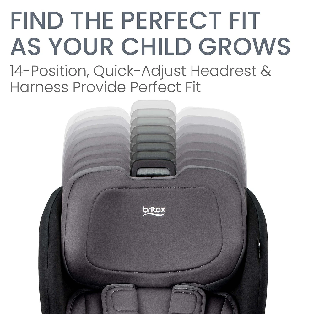 Britax Poplar™ Convertible Car Seat - STONE ONYX
