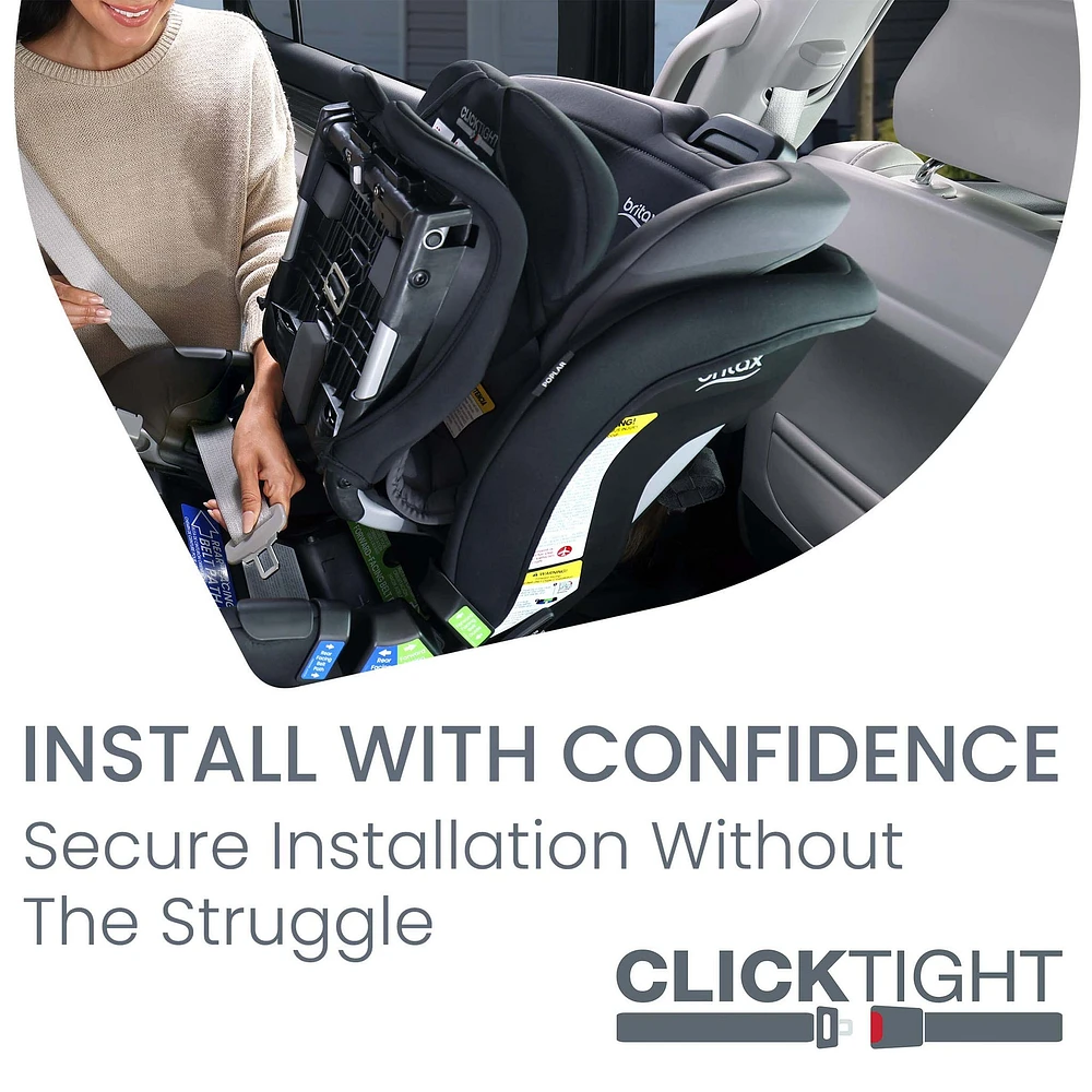Britax Poplar™ Convertible Car Seat - STONE ONYX