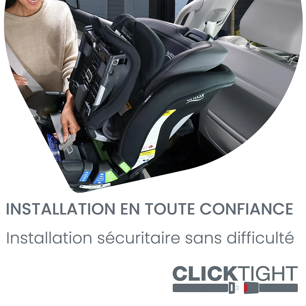 Britax Poplar™ Convertible Car Seat - STONE ONYX