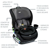 Britax Poplar™ Convertible Car Seat - STONE ONYX