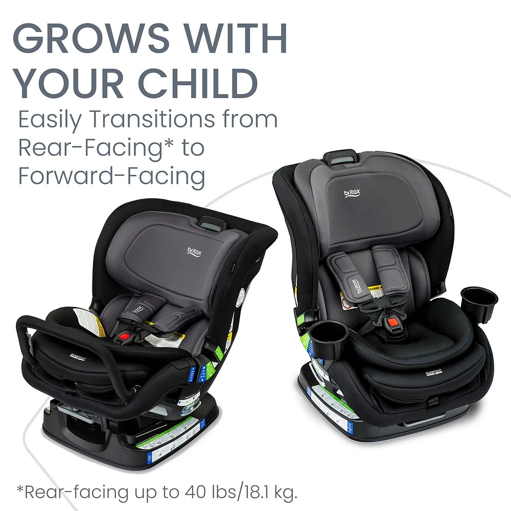 Britax Poplar™ Convertible Car Seat - STONE ONYX