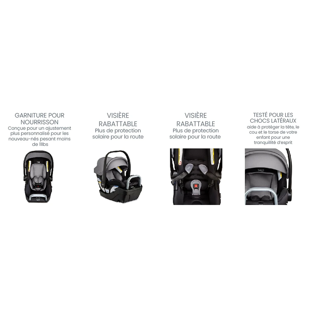Siège d'Auto Willow™ S - Graphite Onyx