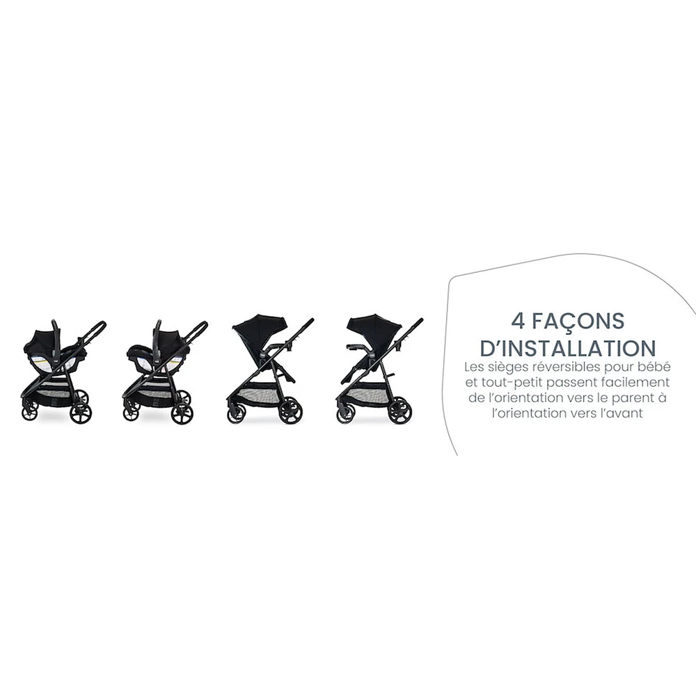 Système de Voyage Willow™ Brook™  - Onyx Glacier