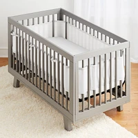 Tour de Lit Bébé en Maille - Blanc