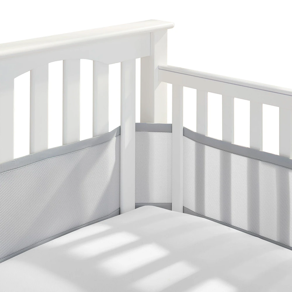 Tour de Lit Bébé en Maille - Gris