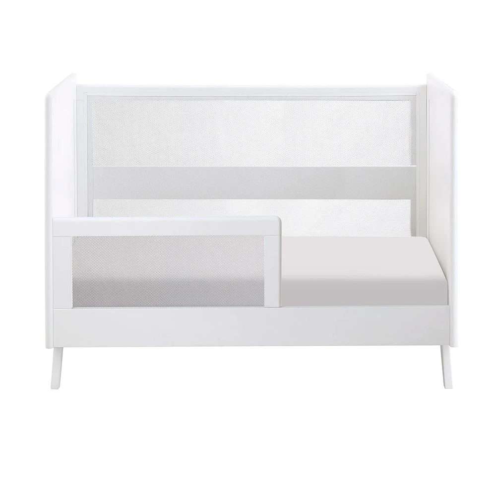 Breathable™ Mesh Toddler Bed Conversion Kit for 3-in-1 Convertible Crib - White 