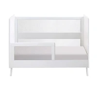 Breathable™ Mesh Toddler Bed Conversion Kit for 3-in-1 Convertible Crib - White 