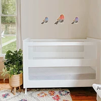 Breathable™ Mesh 3-in-1 Convertible Crib - White