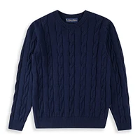 Pull Tricot Marine 4-14ans