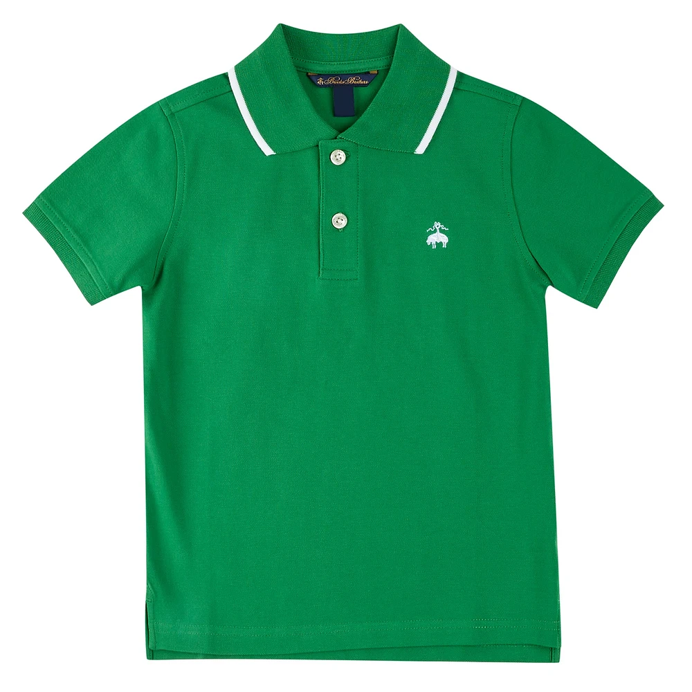 Bermuda Green Polo 4-14y