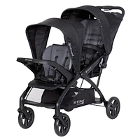 Sit N' Stand® Double 2.0 Stroller - Dash Black