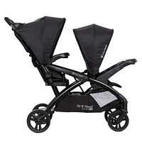 Sit N' Stand® Double 2.0 Stroller - Dash Black