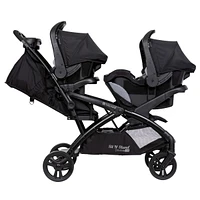 Sit N' Stand® Double 2.0 Stroller - Dash Black