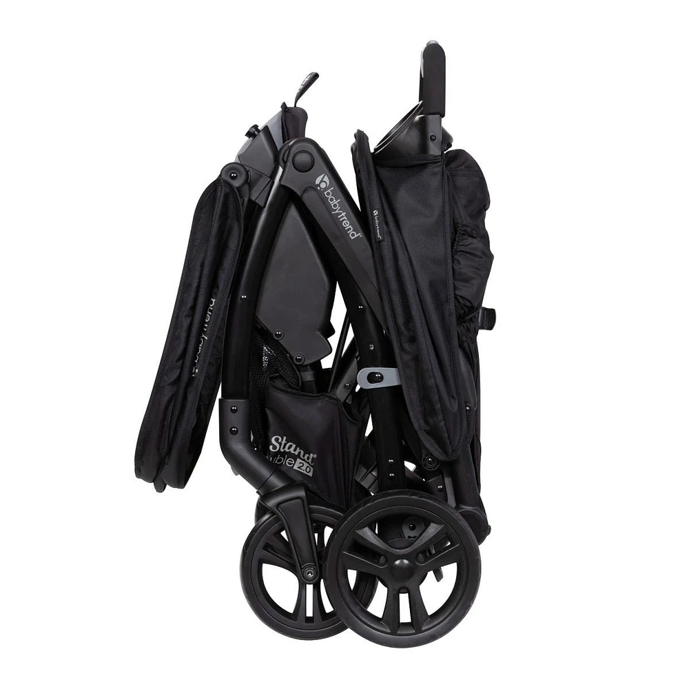 Sit N' Stand® Double 2.0 Stroller - Dash Black