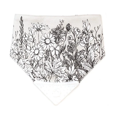 Bavoir dentition Fleurs Des Ch
