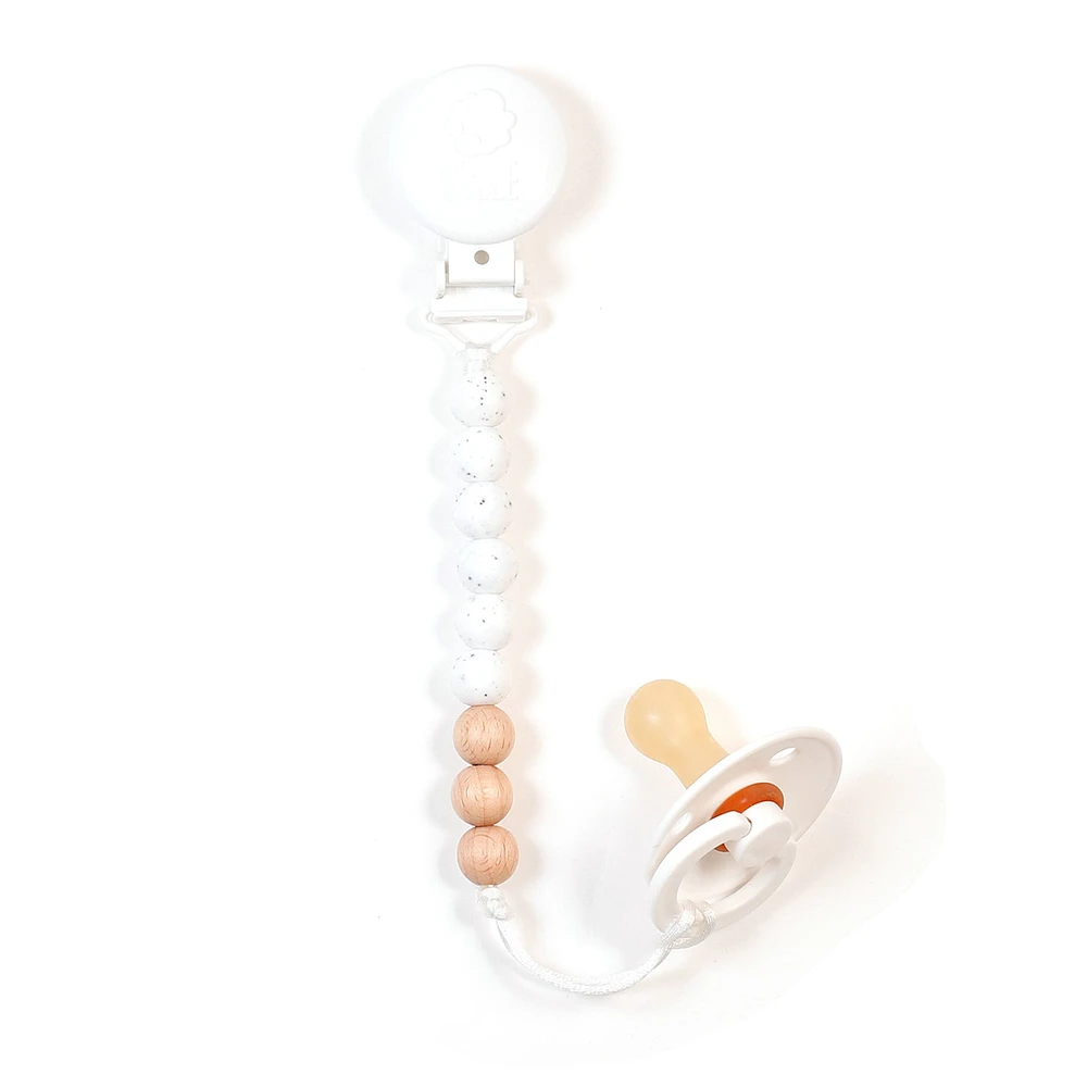 Pacifier-Clip - Pur Spotted