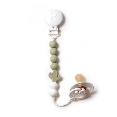 Pacifier Clip - Cactus Sauge