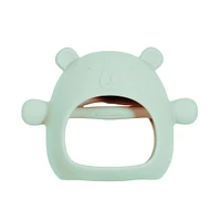 Silicone Teething Mitt - Sage Bear