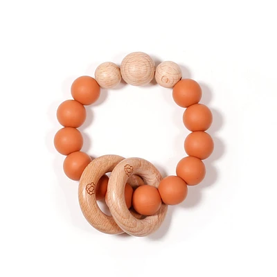 Clic-Clac Wood Rattle - Ginger