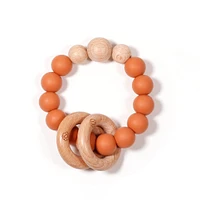 Clic-Clac Wood Rattle - Ginger