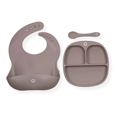 Dishes 3 Pieces Set - Taupe