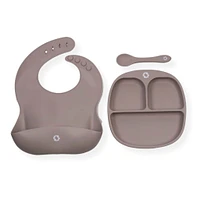 Dishes 3 Pieces Set - Taupe