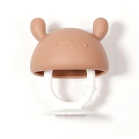 Teether Toy Mushroom - Taupe