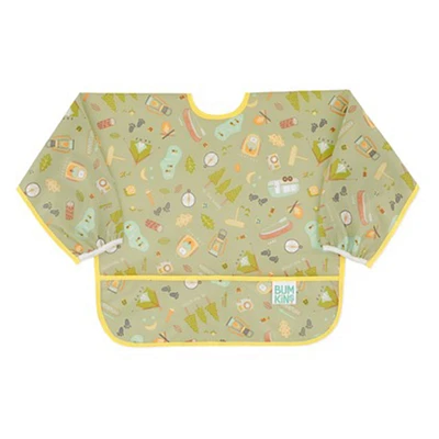 Sleeved Bib 6-24m - Happy Camper