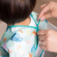 Sleeved Bib 6-24m - Happy Camper