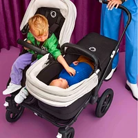 Donkey5 Pram Body Fabric - Midnight Black 