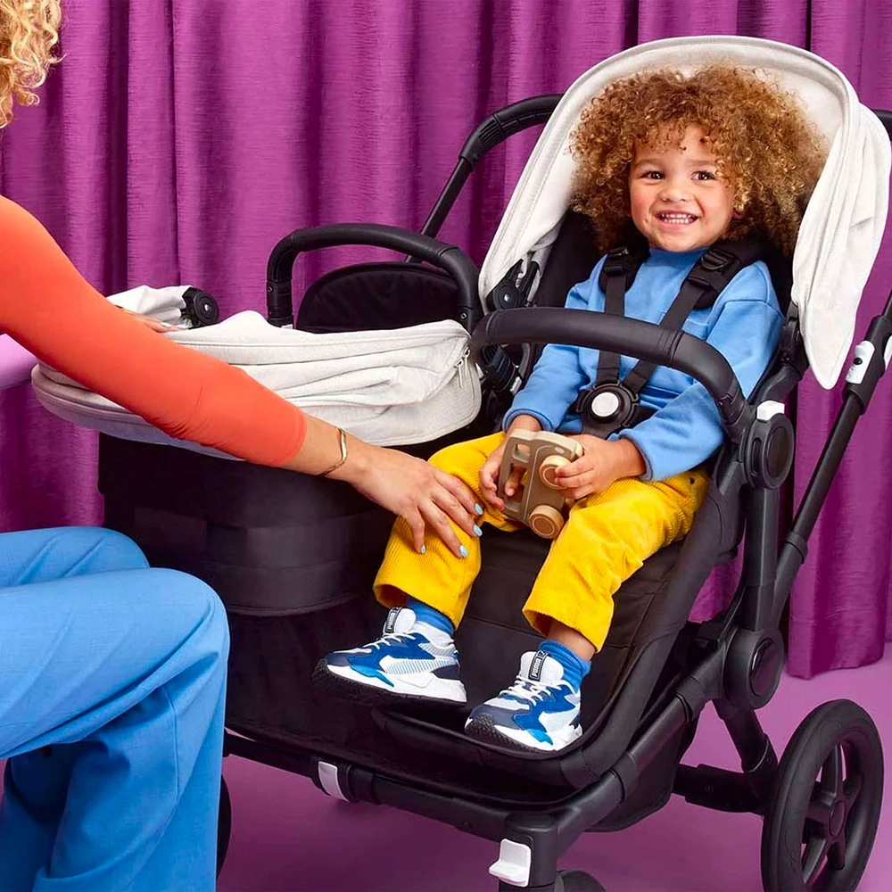 Donkey5 Pram Body Fabric - Midnight Black 
