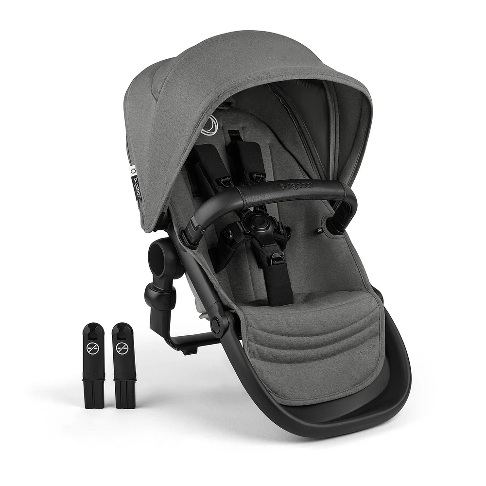 Kangaroo Sibling Seat - Black/Moon Grey