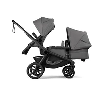 Kangaroo Sibling Seat  -  Black/Moon Grey
