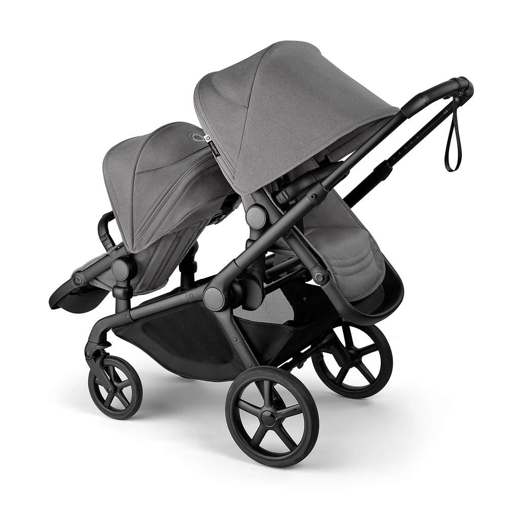 Kangaroo Sibling Seat  -  Black/Moon Grey