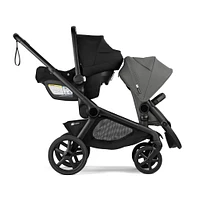 Kangaroo Sibling Seat  -  Black/Moon Grey
