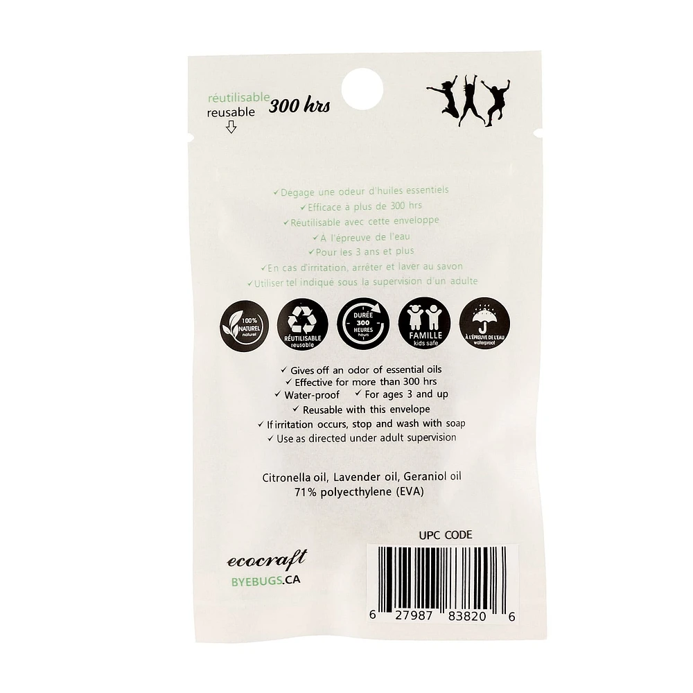 Bracelets Mosquito Repellent- Corail 