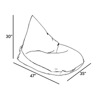 Junior Bean Bag  Original- Bordeaux