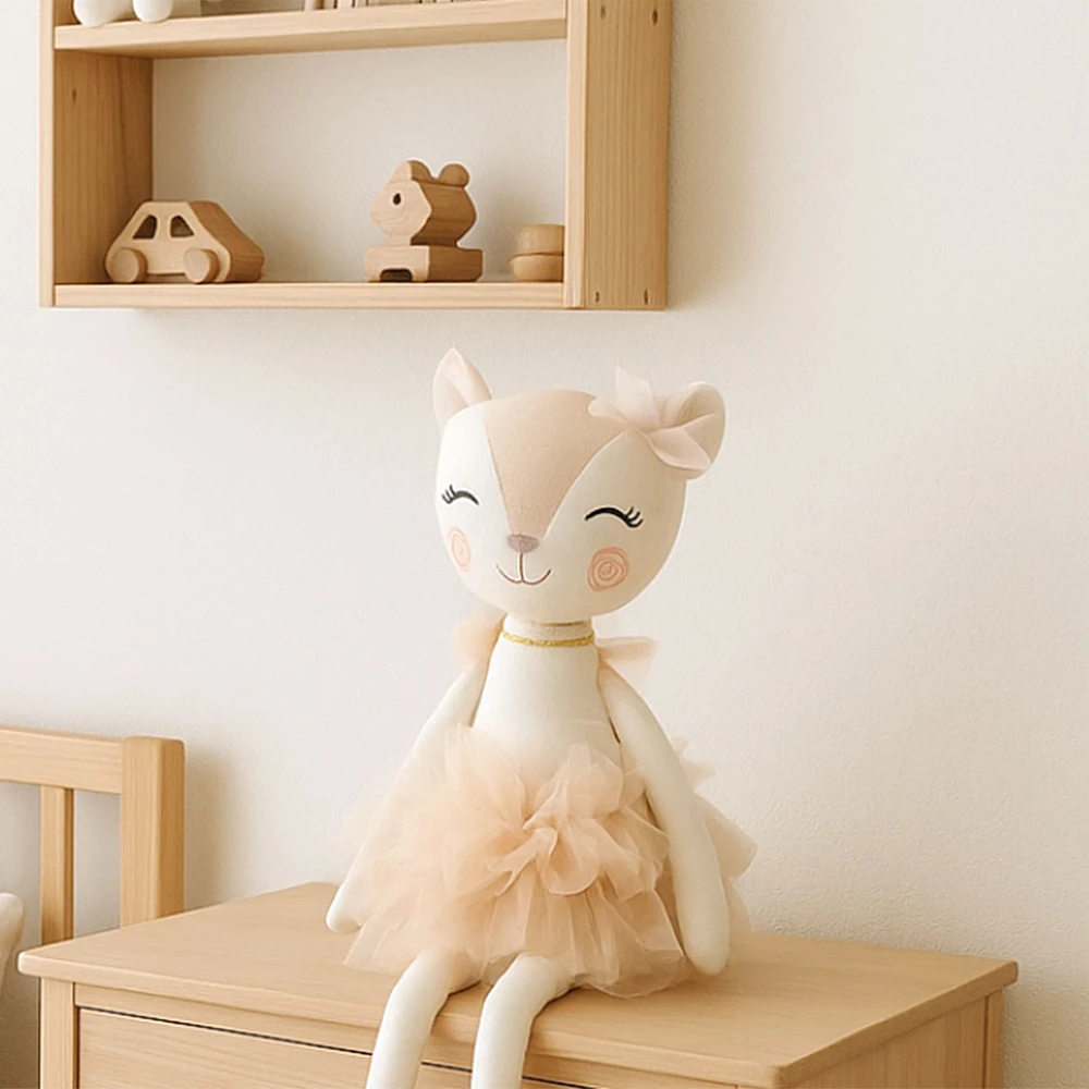 Linen Cat Ballerina Dress