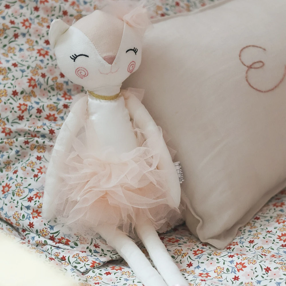 Linen Cat Ballerina Dress