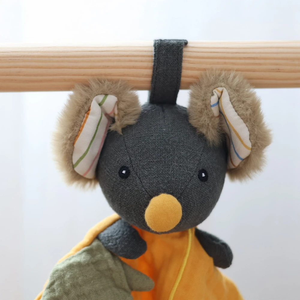 Doudou Mousseline Souris