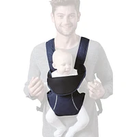Ergonomic three carry positions Baby carrier- Navy