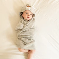 Hooded Towel - Grey