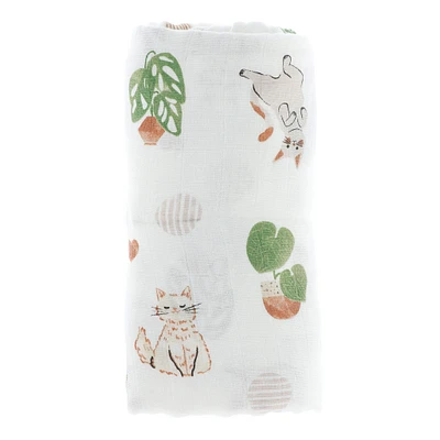 Couverture Mousseline Bambou
