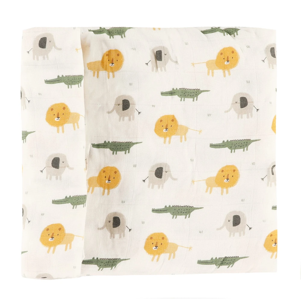 Muslin Blanket Bamboo-Safari